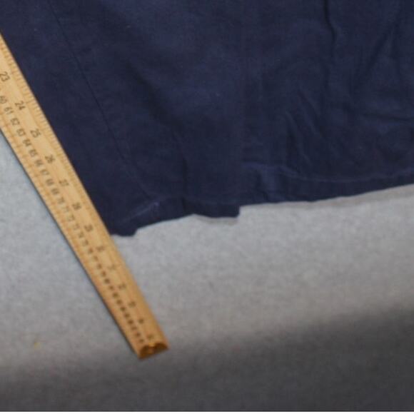 Woman Within NWT, Blue Button/Zip Pants Size 30W - Picture 3 of 5